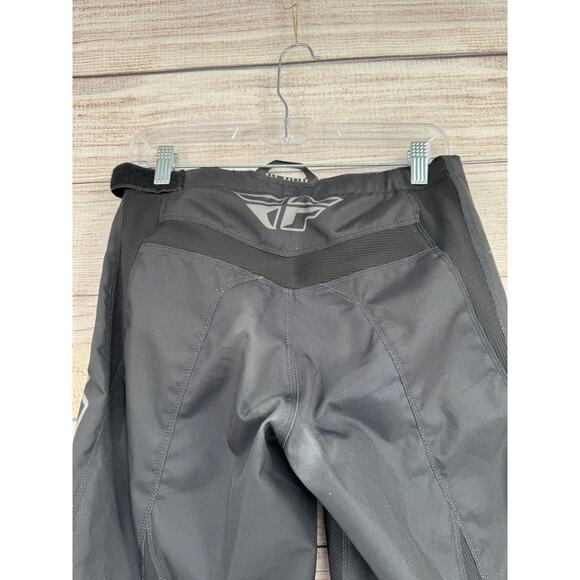 Fly Racing F-16 Motocross Pants Mens 30 Black Gray Hip Pads Adjustable Waist - Picture 4 of 12